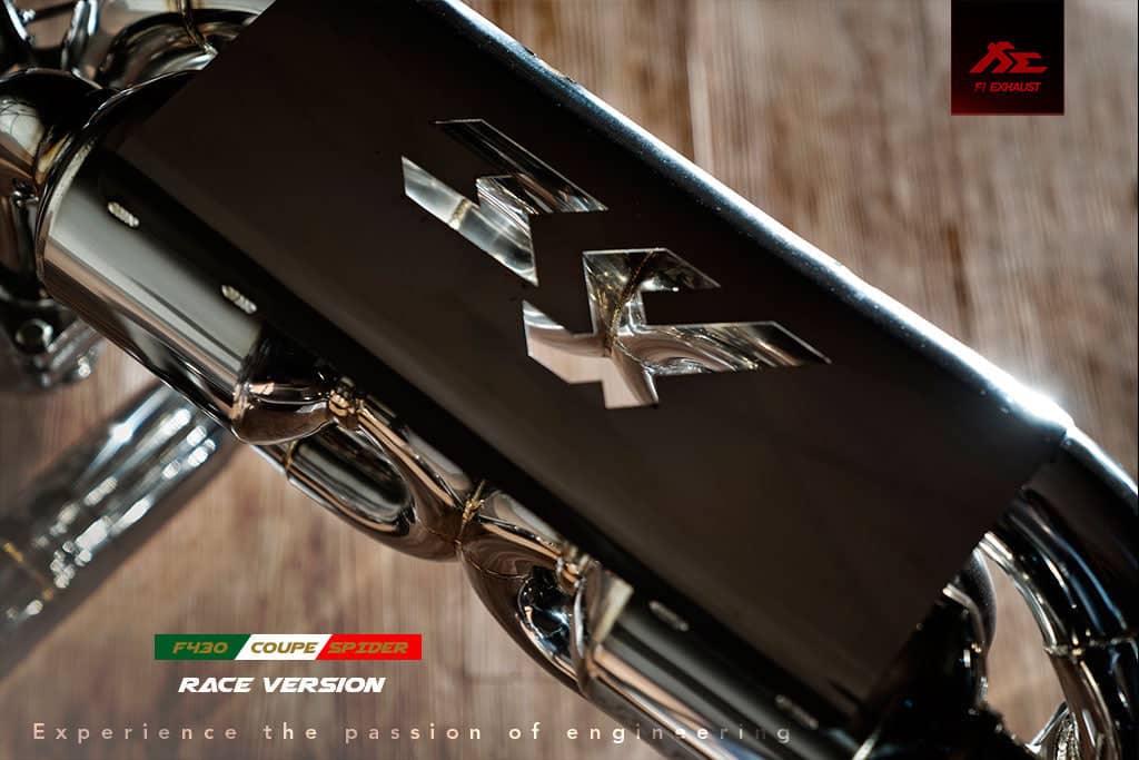 Kies-Motorsports Fi EXHAUST Ferrari F430 Race Version Valvetronic Muffler exhaust Silver