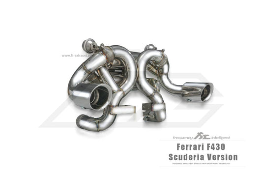 Kies-Motorsports Fi EXHAUST Ferrari F430 Scuderia Version Valvetronic Muffler exhaust Silver