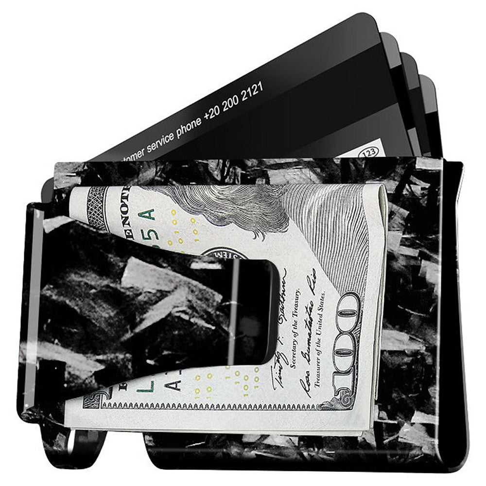 Carbon Fiber Cash & Card Slim Wallet