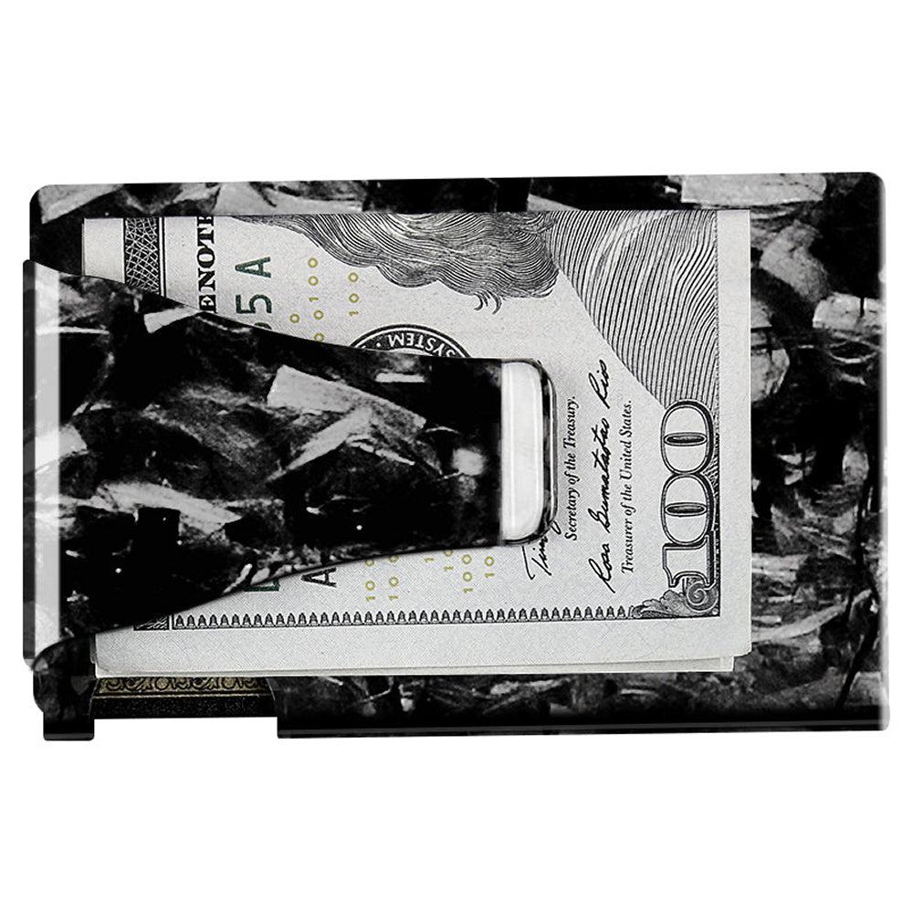 Carbon Fiber Cash & Card Slim Wallet