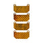 HEL Performance Carbon Fiber Brake Pad Shims for BMW 4 Series F32, F33, F36, F82, F83 all models including M4 with Brembo 4 piston calipers 2013-on