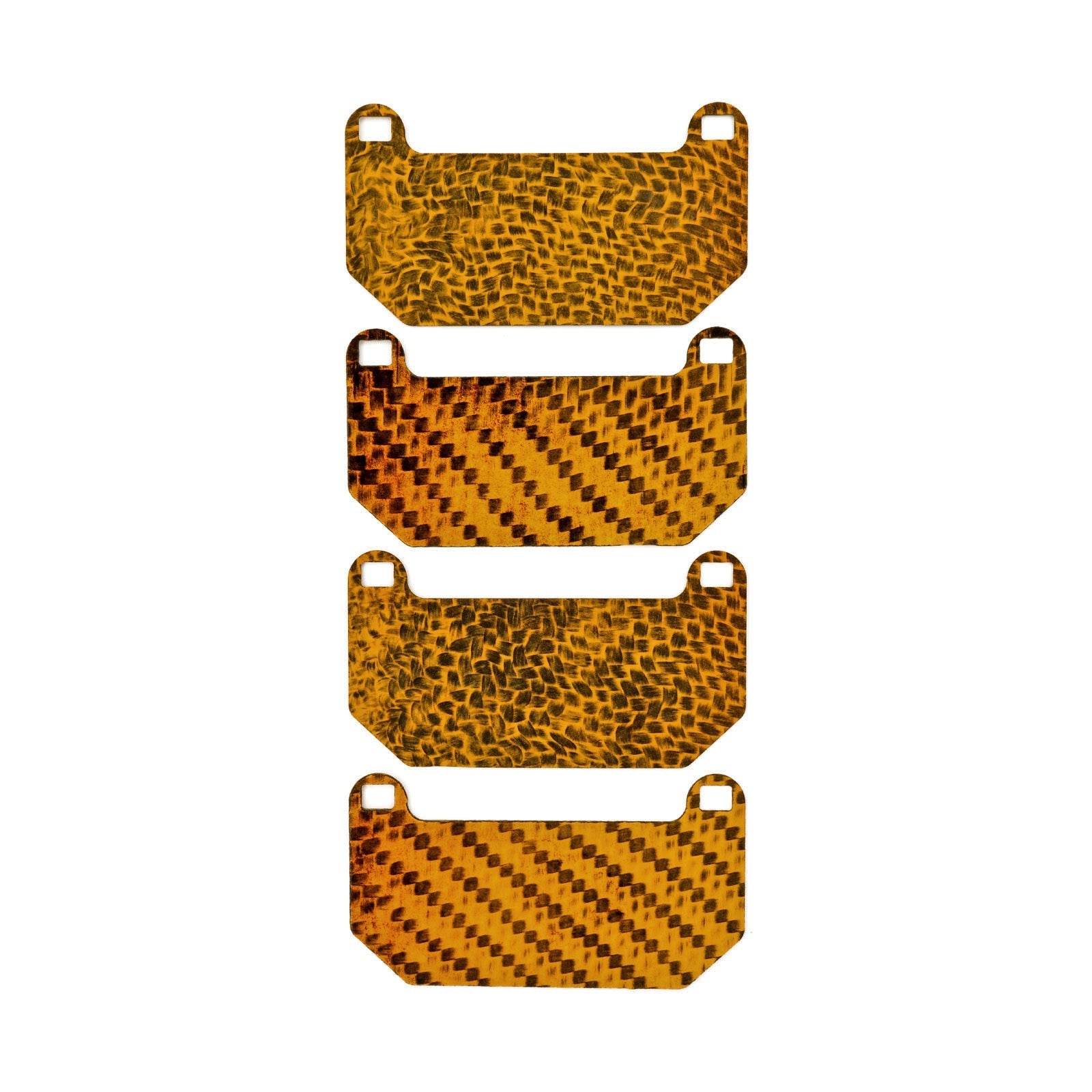HEL Performance Carbon Fiber Brake Pad Shims for BMW 3 Series E92 M3 GT4 2009-2014
