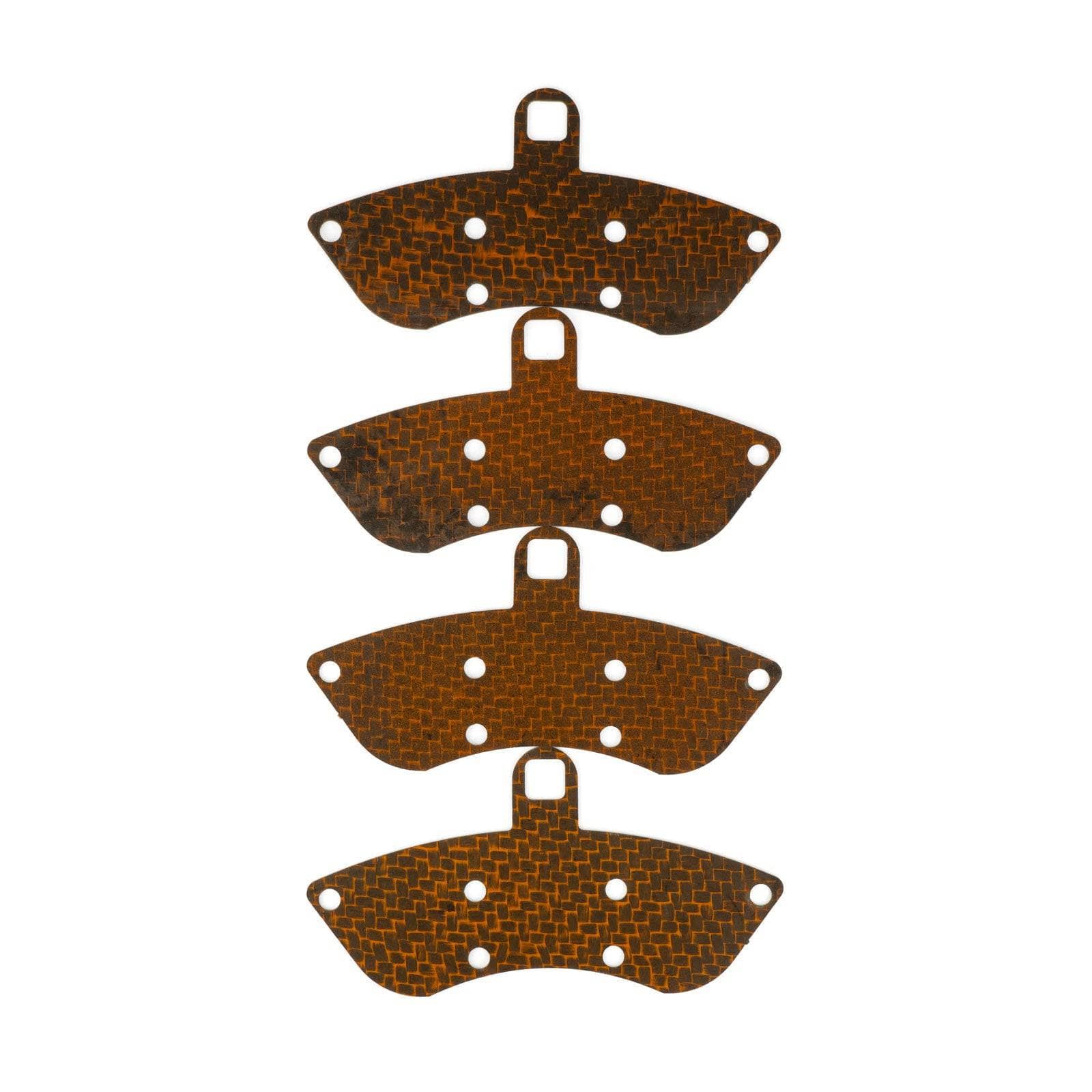 HEL Performance Carbon Fiber Brake Pad Shims for Abarth 124 Spider 1.4 with Brembo calipers 2016-on