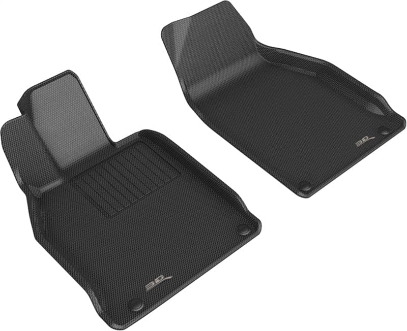 Kies-Motorsports 3D MAXpider 3D MAXpider 12-19 Porsche 911 Conv/S/4/4S/GTS/Targa/Turbo/T/GTZ Kagu 1st Row Floormat - Black Main image