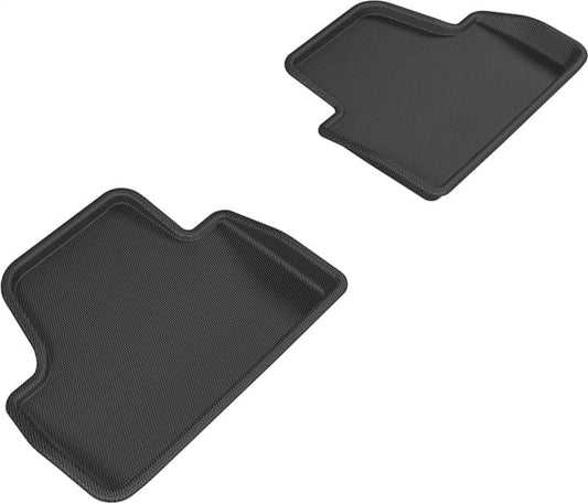 Kies-Motorsports 3D MAXpider 3D MAXpider 14-20 BMW 4 Series Convertible Kagu 2nd Row Floormats - Black