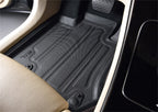 Kies-Motorsports 3D MAXpider 3D MAXpider 19-21 Porsche Cayenne 2021 Cayenne GTS Elegant Hybrid 1st Row Floormat - Black