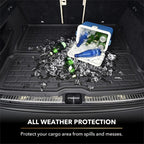 Kies-Motorsports 3D MAXpider 3D MAXpider 19-24 BMW X4 (G02) (w/o Spare Tire) Kagu Cross Fold Cargo Liner -Black