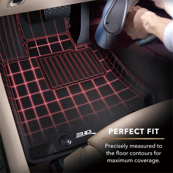 3D MAXpider 20-22 BMW 2 Series Gran Coupe 1st & 2nd Row Floor Mats - Black Secondary image