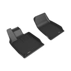 Kies-Motorsports 3D MAXpider 3D MAXpider 20-23 Porsche Taycan (9J1) Kagu Front Floor Mat - Black