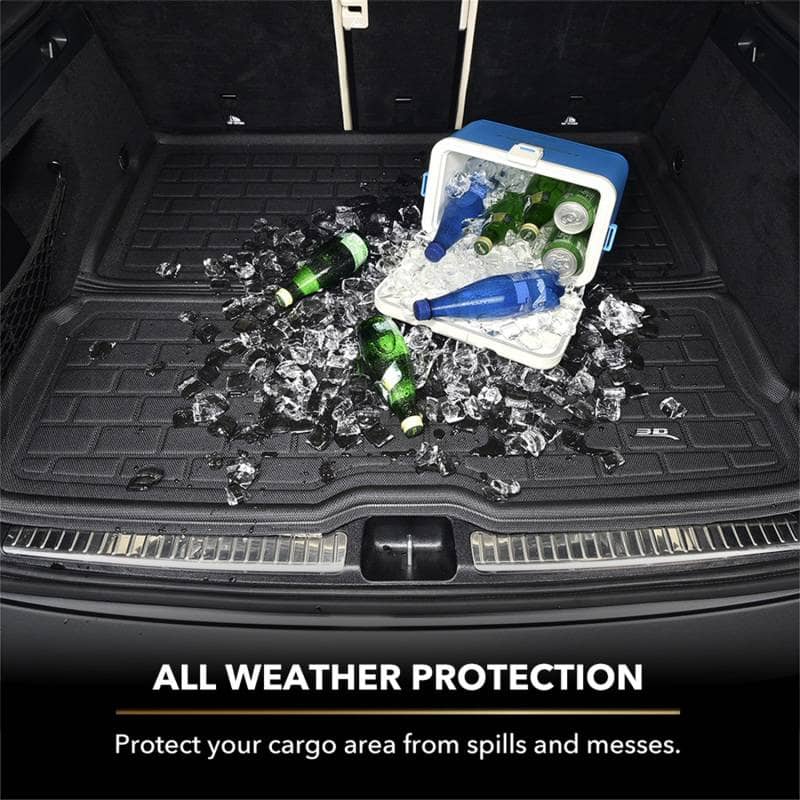 Kies-Motorsports 3D MAXpider 3D MAXpider 20-23 Tesla Model Y 2nd Row Seatback Protector Kagu Cargo Liner - Black