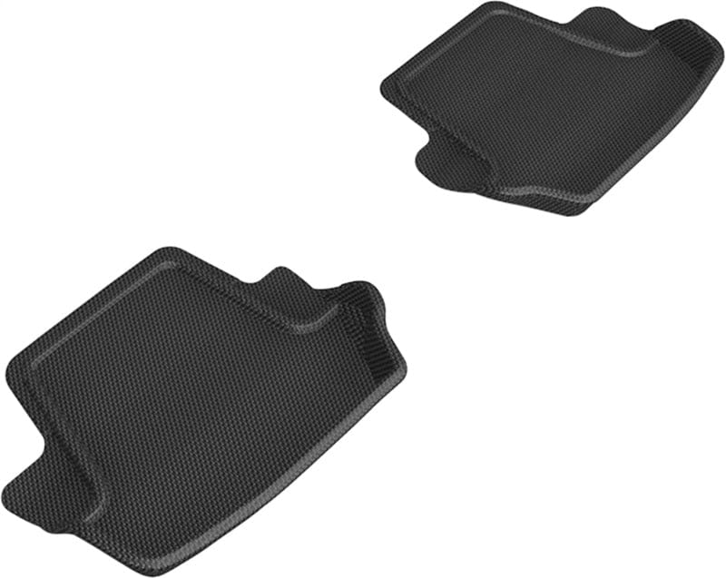 Kies-Motorsports 3D MAXpider 3D MAXpider 20-24 Porsche 911 Carrera/Convertible/S/4/4S (992) Kagu 2nd Row Floormat - Black Main image