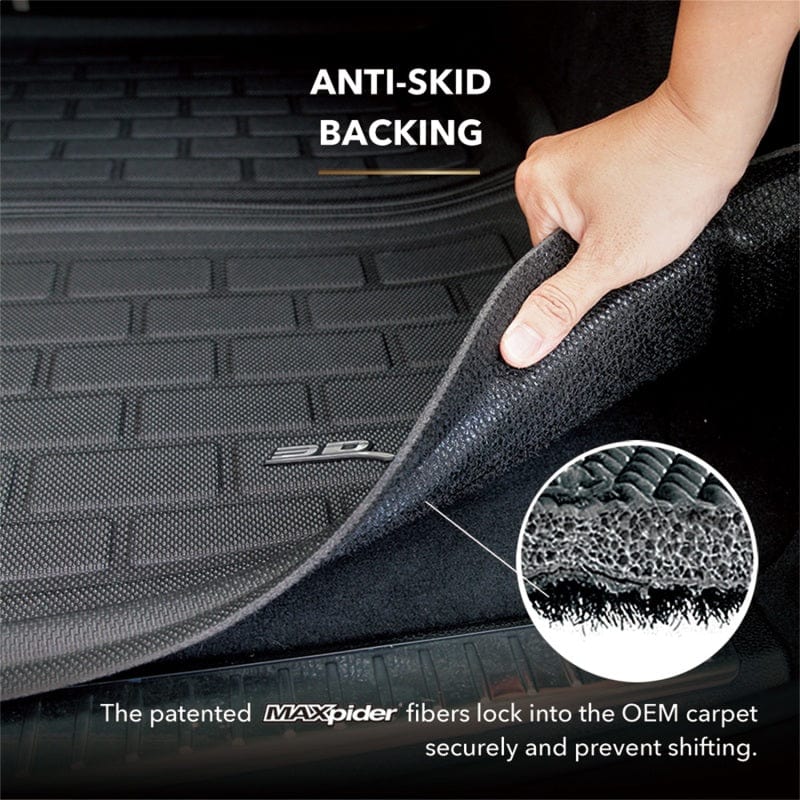 Kies-Motorsports 3D MAXpider 3D MAXpider 2004-2010 BMW X3 Kagu Cargo Liner - Black