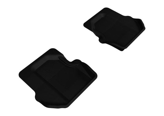Kies-Motorsports 3D MAXpider 3D MAXpider 2005-2012 Porsche 911 997 Kagu 2nd Row Floormats - Black