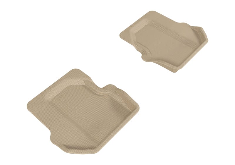 Kies-Motorsports 3D MAXpider 3D MAXpider 2005-2012 Porsche 911 997 Kagu 2nd Row Floormats - Tan