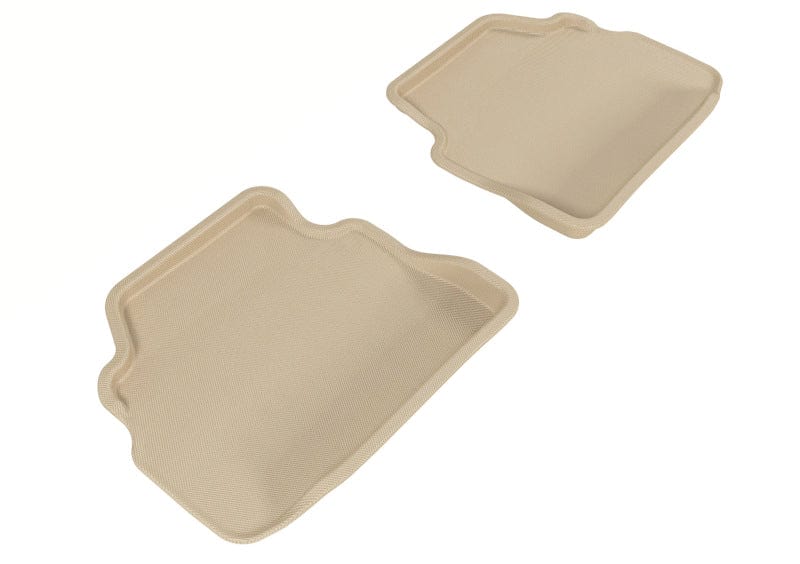 Kies-Motorsports 3D MAXpider 3D MAXpider 2007-2013 BMW 3 Series E92 Kagu 2nd Row Floormats - Tan Main image