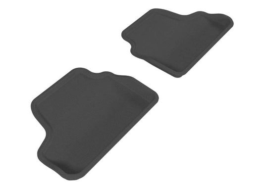 Kies-Motorsports 3D MAXpider 3D MAXpider 2007-2013 BMW 3 Series E93 Kagu 2nd Row Floormats - Black