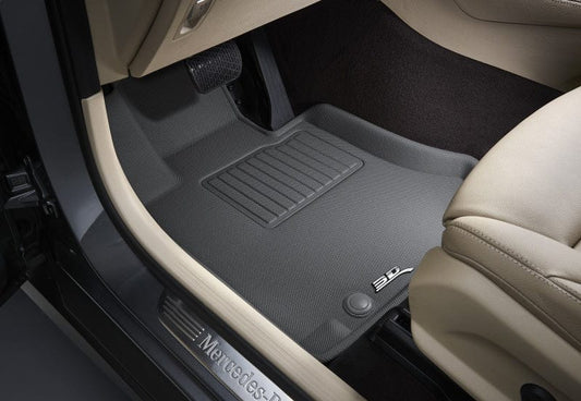 Kies-Motorsports 3D MAXpider 3D MAXpider 2010-2016 Porsche Panamera Kagu 1st Row Floormat - Gray