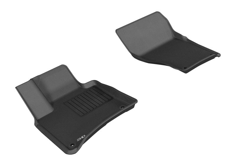 Kies-Motorsports 3D MAXpider 3D MAXpider 2011-2018 Porsche/Volkswagen Cayenne/Touareg Kagu 1st Row Floormat - Black
