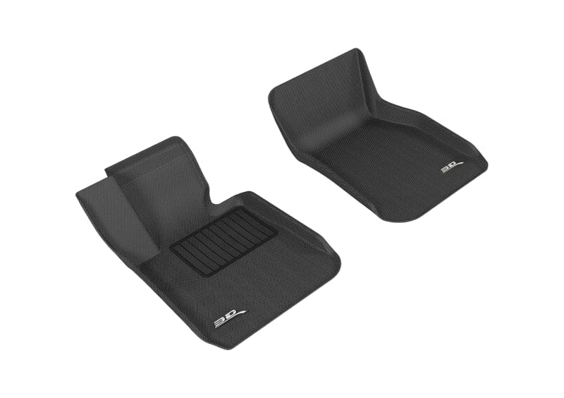 Kies-Motorsports 3D MAXpider 3D MAXpider 2012-2019 BMW 3 Series F30/F34 Kagu 1st Row Floormat - Black Main image
