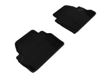 Kies-Motorsports 3D MAXpider 3D MAXpider 2014-2020 BMW 4 Series F32 Kagu 2nd Row Floormats - Black