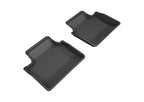 Kies-Motorsports 3D MAXpider 3D MAXpider 2017-2019 Porsche Panamera Kagu 2nd Row Floormats - Black