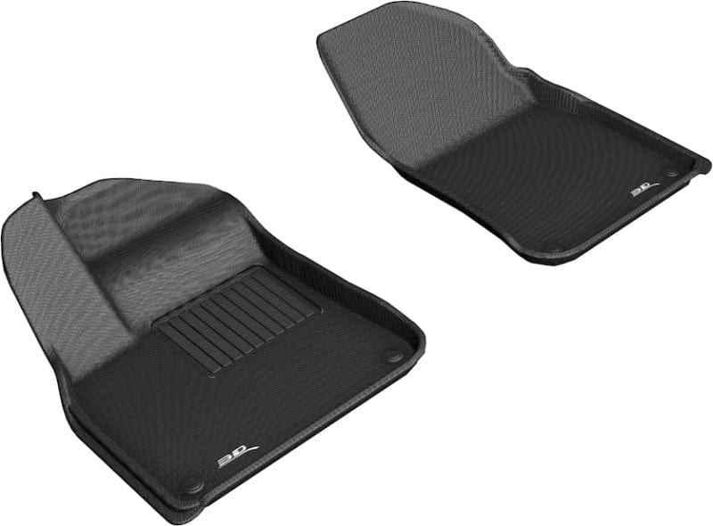 Kies-Motorsports 3D MAXpider 3D MAXpider 2019-2019 Porsche Cayenne Kagu 1st Row Floormat - Black