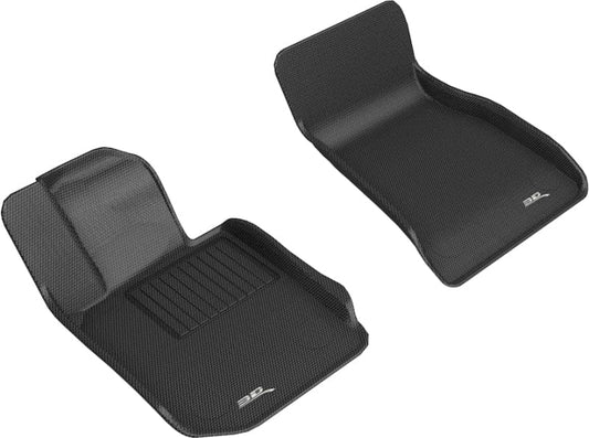 Kies-Motorsports 3D MAXpider 3D MAXpider 2019-2020 BMW 3 Series (G20) Kagu 1st Row Floormat - Black