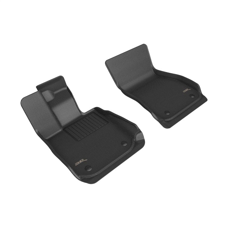 Kies-Motorsports 3D MAXpider 3D Maxpider 2020+ BMW 8 Series Coupe/Convertible RWD Kagu 1st Row Floormat - Black