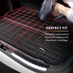 Kies-Motorsports 3D MAXpider 3D MAXpider 21-23 Porsche Taycan / 22-24 Audi E-Tron GT Custom Fit Kagu Cargo Liner Mat - Black