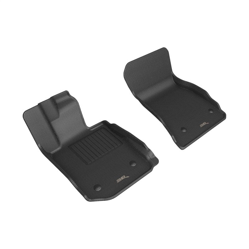 Kies-Motorsports 3D MAXpider 3D MAXpider 22-23 BMW 2 Series Coupe A/T Only KAGU 1st Row Floor Mats - Black Main image