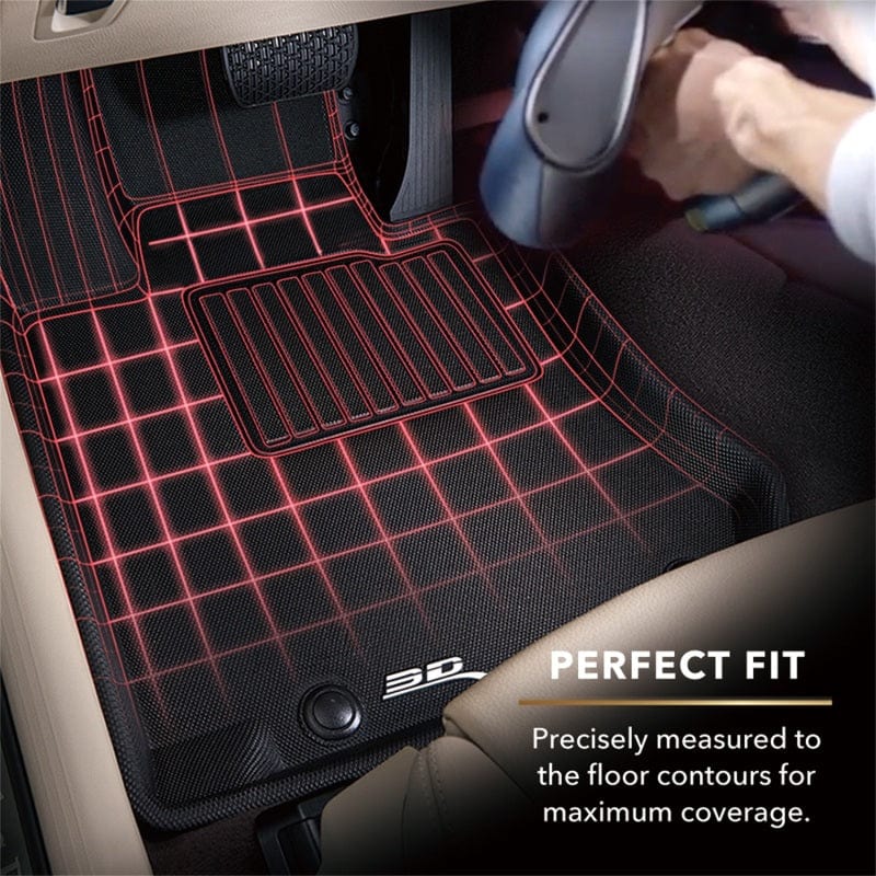 3D MAXpider 22-23 BMW 2 Series Coupe A/T Only KAGU 1st Row Floor Mats - Black Secondary image