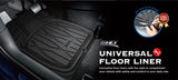 Kies-Motorsports 3D MAXpider 3D MAXpider 777-1 Universal Kagu Black Mat 4pcs (Size: L Front L 28in x W 21in Rear L 20in x 21in)