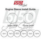 Kies-Motorsports 5150 Autosport 5150 Xtreme Duty Cylinder Sleeve Set, BMW S55