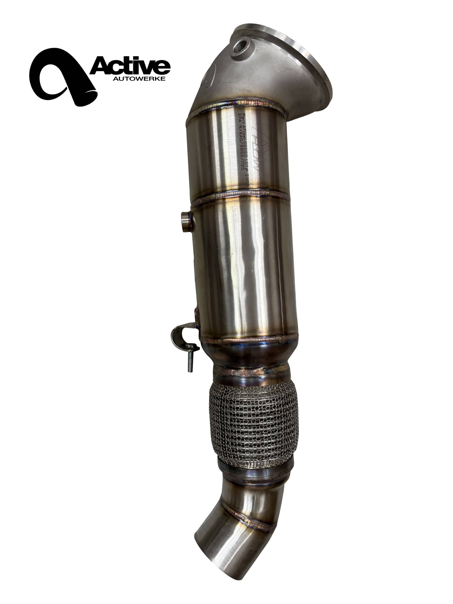 Active Autowerke BMW B58N Gen 3 GESI Catted Downpipe – 2025+ X3 M50 / X5 40i / X7 40i / 540i Secondary image