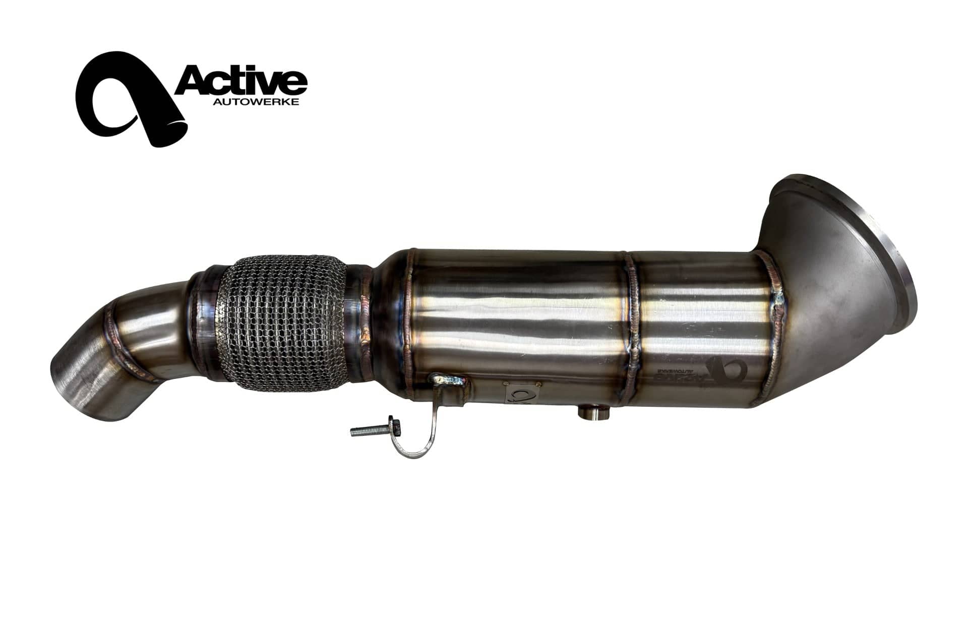 Kies-Motorsports Active Autowerke Active Autowerke BMW B58N Gen 3 GESI Catted Downpipe – 2025+ X3 M50 / X5 40i / X7 40i / 540i Main image