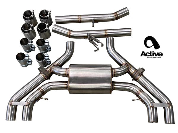 Kies-Motorsports Active Autowerkes Active Autowerke BMW X3M and X4M Valved Rear Axle-back Exhaust