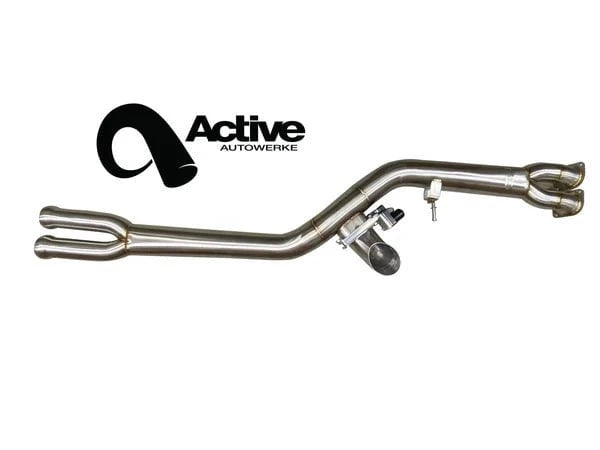 Kies-Motorsports Active Autowerkes F8X BMW M3 & M4 Mid Pipe includes Active F-brace and $90 Fixed Price Shipping in Lower 48 States
