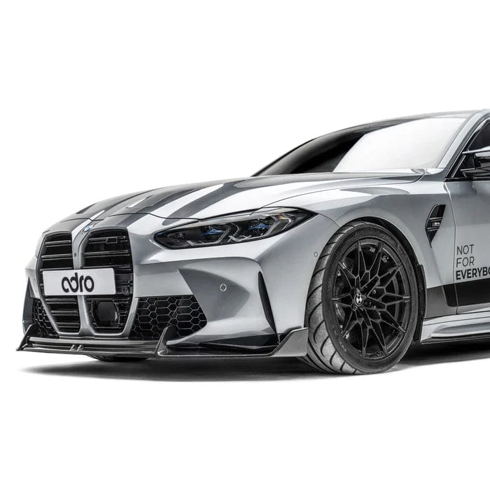 Kies-Motorsports Adro Adro BMW G8X M3 M4 FRONT LIP FOR OEM FRONT BUMPER