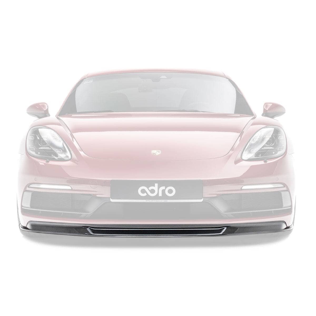 Kies-Motorsports Adro Porsche 718 Prepreg Carbon Fiber Front Lip