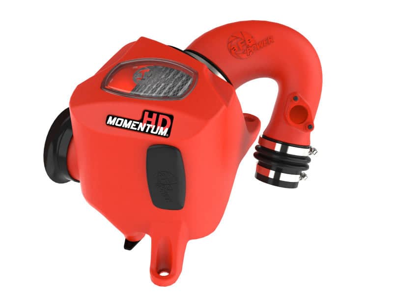 Kies-Motorsports aFe aFe 15-25 Toyota Hilux L4-2.4/2.8L (td) Momentum HD Cold Air Intake System Red w/ Pro DRY S Filter