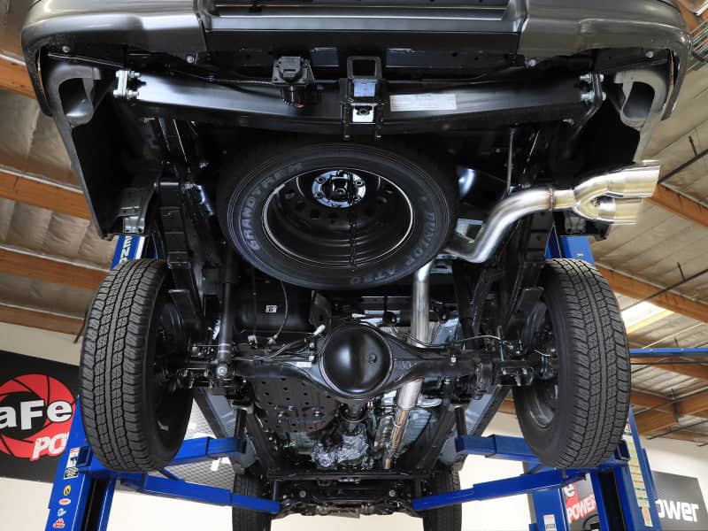 Kies-Motorsports aFe aFe 15-26 Toyota Hilux L4-2.4/2.8L (td) Vulcan Series 3in SS Rear-Side Exit Exhaust w/ Polished Tip