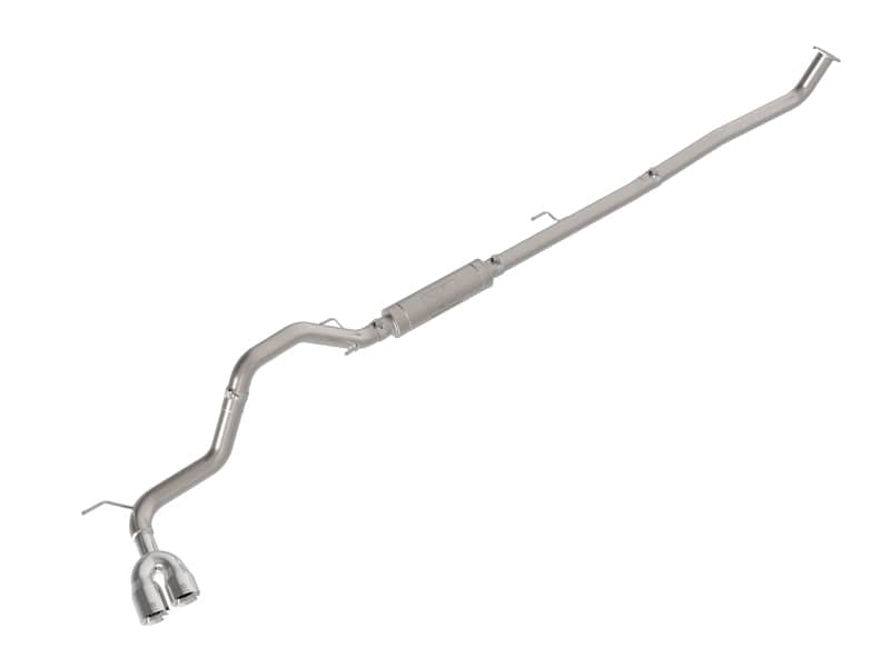 Kies-Motorsports aFe aFe 15-26 Toyota Hilux L4-2.4/2.8L (td) Vulcan Series 3in SS Rear-Side Exit Exhaust w/ Polished Tip