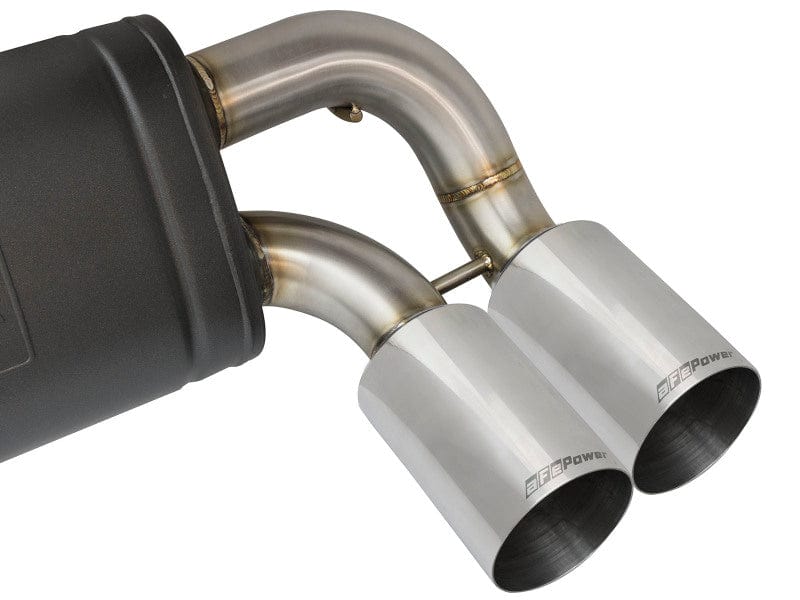 Kies-Motorsports aFe aFe 16-18 BMW M2 L6-3.0L MACH Force-Xp 3in to 2.5in 304 SS Cat-Back Exhaust System-Quad Polish Tips