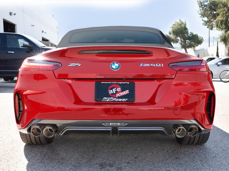Kies-Motorsports aFe aFe 19-24 BMW Z4 M40i (G29) B58 Turbo MACH Force-Xp 3in to 2-1/2in SS CB Exhaust System - Carbon