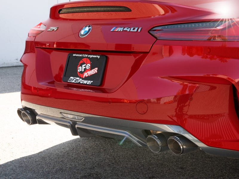 Kies-Motorsports aFe aFe 19-24 BMW Z4 M40i (G29) B58 Turbo MACH Force-Xp 3in to 2-1/2in SS CB Exhaust System - Carbon