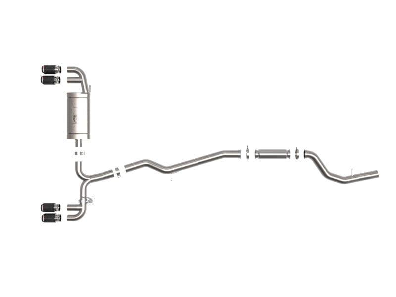 Kies-Motorsports aFe aFe 19-24 BMW Z4 M40i (G29) B58 Turbo MACH Force-Xp 3in to 2-1/2in SS CB Exhaust System - Carbon