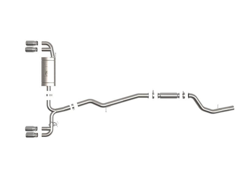 Kies-Motorsports aFe aFe 19-24 BMW Z4 M40i (G29) L6-3.0L (t) B58 MACH Force-Xp 3in to 2-1/2in SS CB Exhaust - Polished