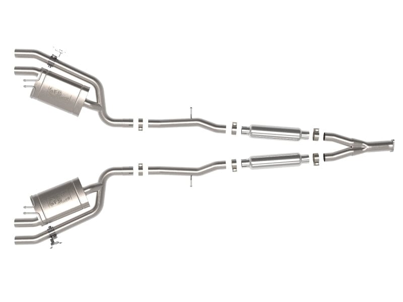 Kies-Motorsports aFe aFe 22-23 Kia Stinger L4-2.5L Turbo Gemini XV 3in to Dual 2-1/2in Cat-Back Exhaust System w/ Cut-Out