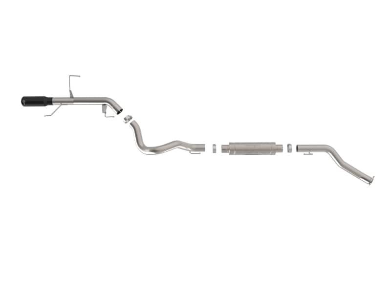 Kies-Motorsports aFe aFe 22-26 Toyota Land Cruiser (J300) Vulcan Series 3in Stainless Steel Exhaust System w/ Black Tip