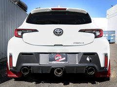 Kies-Motorsports aFe aFe 23-24 Toyota GR Corolla L3 1.6L (t) Gemini XV 3in to 2-1/2in Cat Back Exhaust w/ Polished Tips